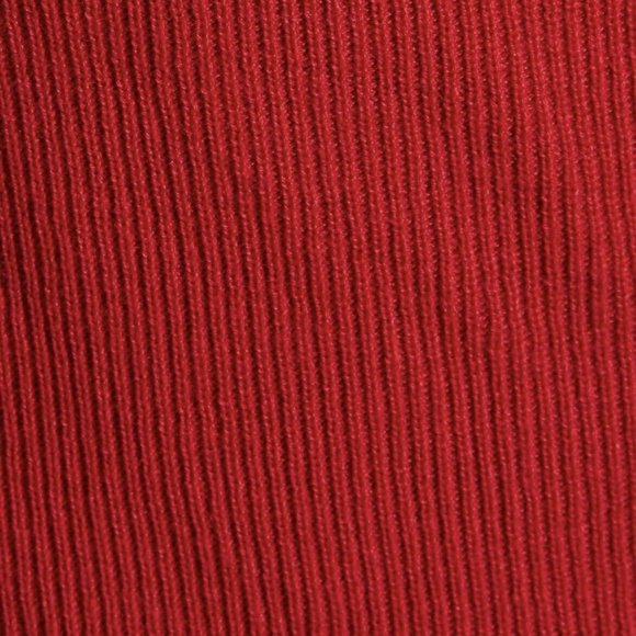 LEITH RIB WRAP SWEATER LONG SLEEVE TOP KNIT RED S - Picture 4 of 9